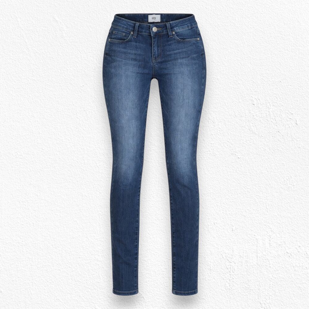 Paige Verdugo Dark Wash Mid Rise Slim Classic Ultra Skinny Jeans Size 28